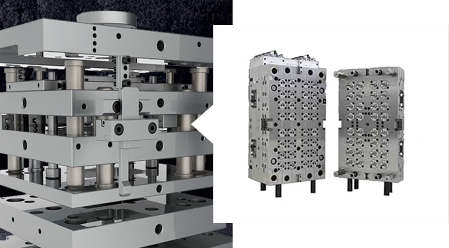 Multi-layer precision mold plate assembly